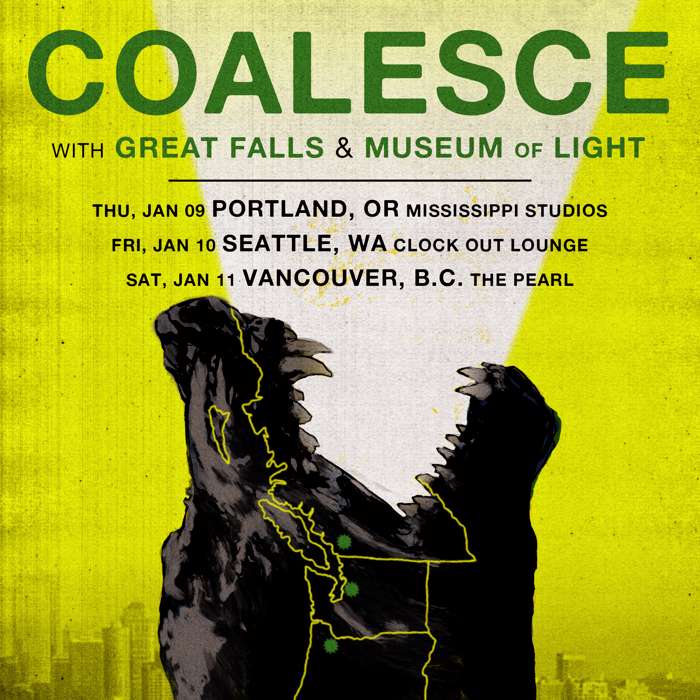 Coalesce to play Northwest shows