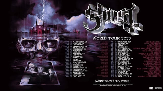 Ghost Announce 2025 World Tour Dates