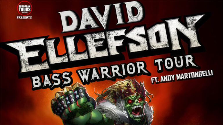 DAVID ELLEFSON announces 2025 “Bass Warrior” EU Tour and cover of classic Judas Priest track