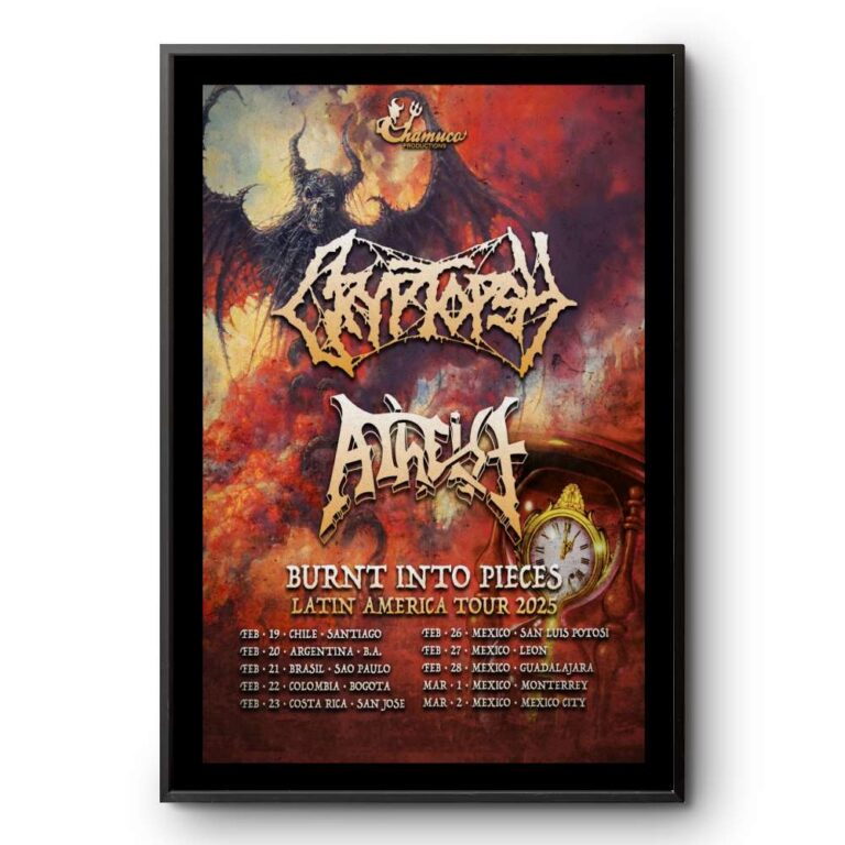 CRYPTOPSY and ATHEIST to tour Latin America