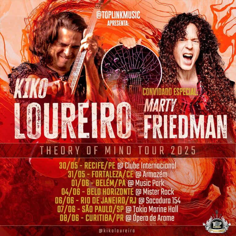 Former MEGADETH Guitarists KIKO LOUREIRO And MARTY FRIEDMAN come together for Brazilian tour