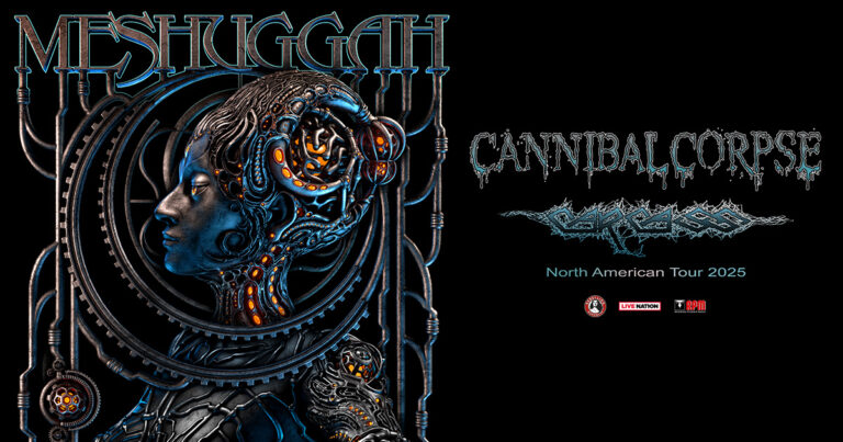 MESHUGGAH to play Spring 2025 North American Tour With CANNIBAL CORPSE And CARCASS