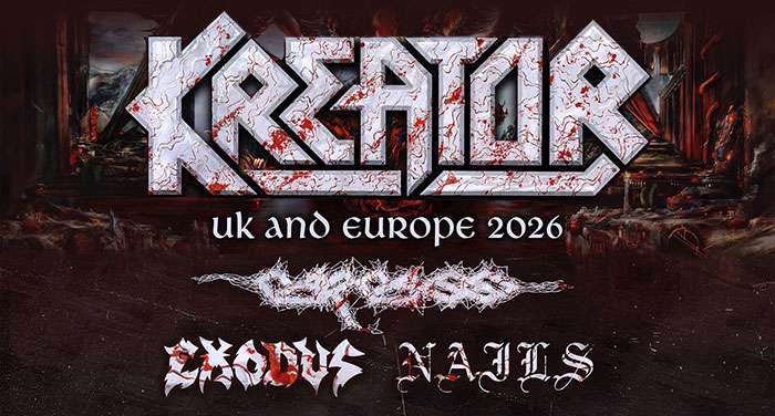 KREATOR announce EU/UK tour